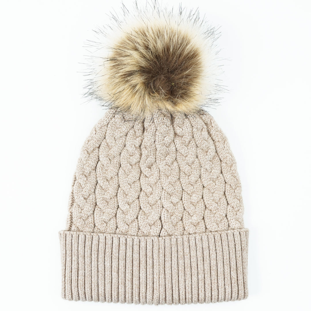 Winter Beanie With Pom Pom