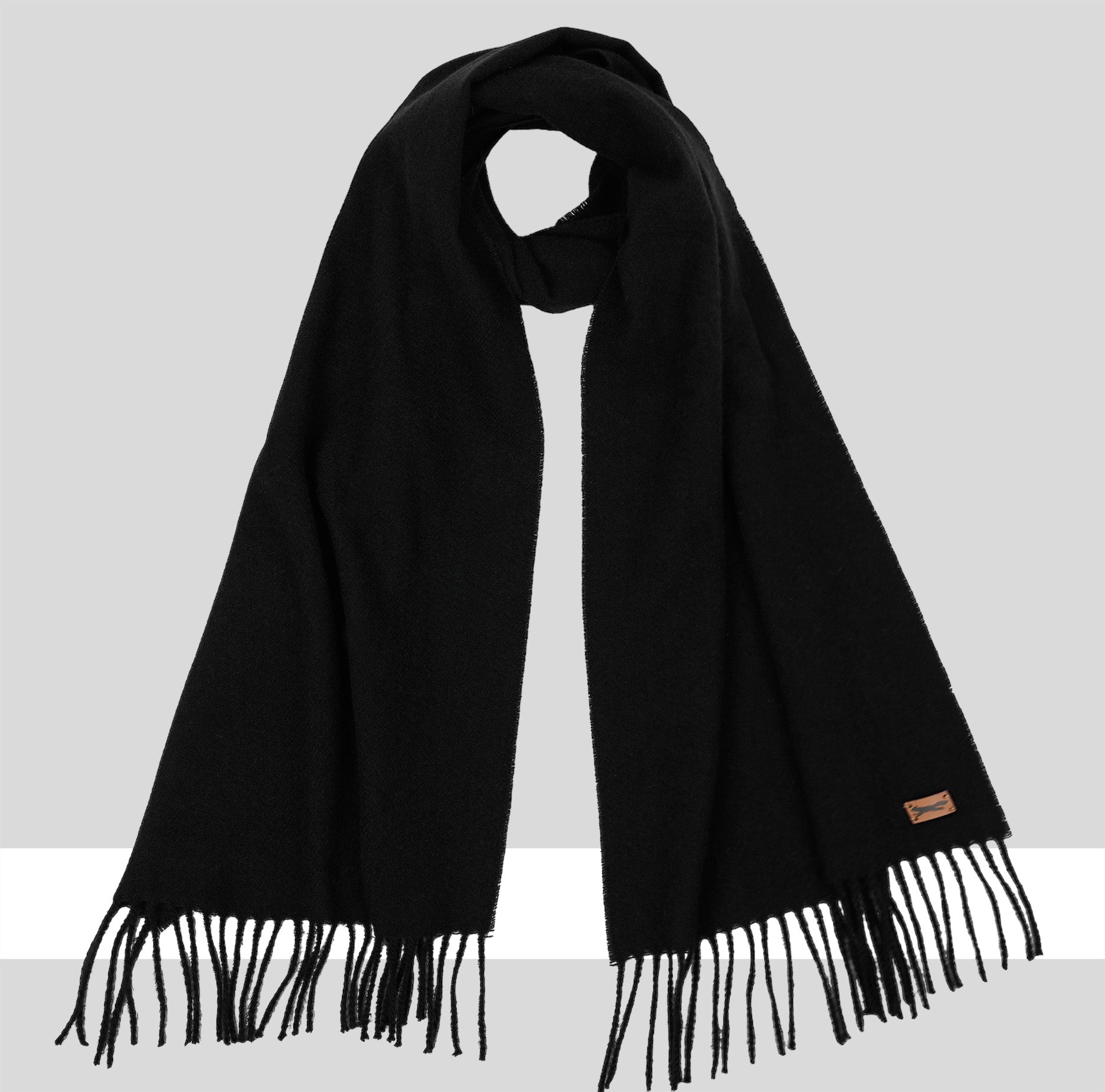 小物 plllllleeeasse fleece scarf BLACK Winter Scarves – Paul Costelloe